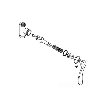 Kohler Self Closing Valve, 3/8 20174-CP